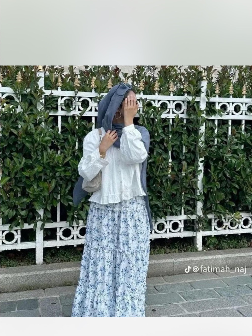 Frye Light Blue Floral Tiered Maxi Skirt